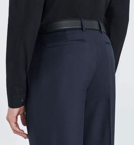 chemise col officier dior|Veste à col officier Sergé de laine bleu marine .